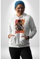 Karikatür Basketbol Durantula Kyrie Irving Brooklyn Nba Star Kadın Erkek Beyaz Kapüşonlu Sweatshirt Hoodie Beyaz