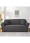 Siyah Gri Elastik Kanepe Kapakları Oturma Odası İçin Geometrik Koltuk Örme Mısır Iz Kumaş Kanepe Slipcovers Koltuk Örtüsü 56671483