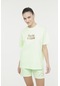 Lumberjack Wl Wındy 11md1153 4fx Neon Yeşil Kadın Kısa Kol T-shirt 000000000101570188