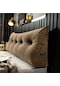 Kahverengi Başlık Yastık Üçgen Yastık Arkalığı Dekoratif Yastıklar Yatak İçin 180 50 20cm