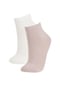 Defacto Kadın 2li Pamuklu Uzun Çorap B2488axnssf1