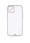 Kilifone - İphone Uyumlu İphone 13 - Kılıf Koruyucu Voit Clear Tatlı Sert Silikon Kapak - Beyaz