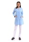 Doktor Öğretmen Kadın Önlük Ara Boy Ceket Yaka - 31 Açık Mavi-6362-31 A.mavi