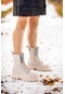 Woggo Fermuarlı Termo Taban Kadın Günlük Bot Ayakkabı Fls 98-t81 Ten