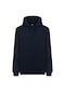 My Sport 5017 Erkek Yumuşacık Kapüşonlu Organik Pamuk Kanguru Cepli Regular Lacivert Sweatshirt Lacivert