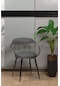 Kagu Eviana Relax Tel Sandalye Mutfak,balkon,çalışma Odası Kaz Ayaği Siyah