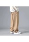 Yeni Yaz Ve Sonbahar Trendy Düz Spor Rahat Pantolon Gençlik Moda Düz Renk Pantolon Gevşek Dokuz Noktalı Tulum Erkekler Için Haki