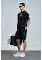 Lufian Erkek Lord Smart Polo T-shirt 111040207 Siyah Siyah