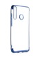 Tecno - Huawei P40 Lite E - Kılıf Dört Köşesi Renkli Arkası Şefaf Lazer Silikon Kapak - Mavi
