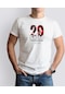 Bk Gift 29 Ekim Tasarımlı Erkek Beyaz T-shirt-2 Trend Tişört