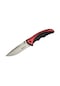 Handsome 455 Kırmızı Kamp Çakı 21cm - Yarı Otomatik, Kemerlikli Çok Renkli