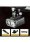 Honeybeeshop Siyah Led Bisiklet Işığı Usb Şarj Edilebilir 18650 Pil Çoklu Modlar Yüksek Parlaklık Dağ Ve Yol Bisikletleri Siyah