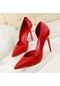 Kırmızı Kadın Pompaları Bayanlar Yüksek Topuklu Ayakkabı Kadın Ayakkabı Gelin Düğün Ayakkabı Topuklu Klasik Pompalar Stiletto
