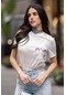 Only Kadın Onltrıbe Cebi Süs Detaylı Kısa Kol %100 Pamuk T-shirt 15315348 Ekru