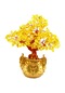 Suntek Magideal Kristal Para Ağacı Servet Şans Getirmek Ev Dekor Sarı