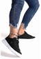 Us Polo Assn Extra Siyah Kadın Sneaker Yürüyüş Spor Ayakkabı Siyah-beyaz