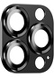iPhone Uyumlu 14 Pro Max Metal Çerçeveli Lens Koruma Taşlı Parlak Renkli Kamera Koruyucu Cl-08 Tam Koruma Temperli Cam Cl-03 - Siyah