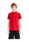 Tommy Life Kırmızı Kol Baskı Detaylı Standart Kalıp Polo Yaka Erkek Çocuk T-shirt - 11093 Kırmızı