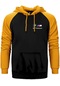 Bmw Logo M Power Motorsport 2 Sarı Renk Reglan Kol Kapşonlu Sweatshirt Sarı