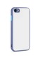 Noktaks - İphone Uyumlu İphone Se 2022 - Kılıf Arkası Buzlu Renkli Düğmeli Hux Kapak - Mor