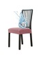 Su Geçirmez Sandalye Kılıfı Spandex Jakarlı Sandalye Minderi Minder Örtüsü Waterproof Pink 1pcs Chair Cover Waterproof Pink