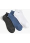 Koton 3'lü Patik Çorap Seti Kalp Detaylı Çok Renkli Beyaz 4skg80074aa