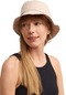 Kadın Bej Bucket Şapka-15077 - Std