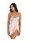 Arias Closet Pudra Kısa Saten Gecelik 8217 Ozn-22708 Pudra
