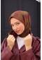 Silk Home Soft Eşarp 73074-17 Kahverengi, Mint Yeşili, Tarçın, Mor