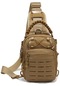 Outdoor Spor Çok Amaçlı Crossbody Göğüs Çantası Haki