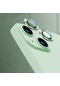 Noktaks - İphone Uyumlu İphone 13 - Kamera Lens Koruyucu Cl-07 - Açık Yeşil