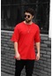 Weyeze Simple Basic Oversize T-shirt Ac-y36003lns- Kırmızı