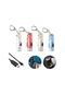 Ulzyvf Usb Torch Survival Siyah Şarj Mini Kamp Edilebilir Creek Cep Anahtarlık Acil Açık Vy Siyah