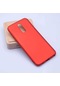 Noktaks - Lg Uyumlu Lg Q Stylus - Kılıf Mat Renkli Esnek Premier Silikon Kapak - Kırmızı
