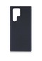 Kilifone - Samsung Uyumlu Galaxy S22 Ultra - Kılıf Mat Renkli Esnek Premier Silikon Kapak - Siyah