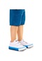 Kiko Kids Linen Cırtlı Erkek Bebek Keten Spor Ayakkabı Beyaz - Mavi