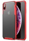 Kilifone - İphone Uyumlu İphone X - Kılıf Koruyucu Sert Volks Kapak - Kırmızı