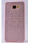 Tecno - Samsung Galaxy Uyumlu J7 Prime / J7 Prime Iı - Kılıf Simli Koruyucu Shining Silikon - Rose Gold
