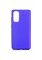 Kilifone - Samsung Uyumlu Galaxy S20 Fe - Kılıf Mat Renkli Esnek Premier Silikon Kapak - Saks Mavi