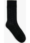 Koton Basic Soket Çorap Geometrik Desenli Siyah 3wam80310aa 3WAM80310AA999