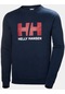 Helly Hansen Hh Logo Crew Erkek Lacivert Yuvarlak Yaka Tişört 34000-597 Lacivert