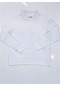 Unisex Çocuk Polo Yaka Uzun Kollu Tişört Sweatshirt Lacivert