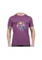 600605 Alpinist Vide Erkek T-Shirt Mürdüm XL
