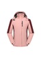 Outdoor Kadın Kış Polar Rüzgar Geçirmez Mont Pembe