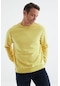 Tommy Life Sarı Basic O Yaka Rahat Form Erkek Sweatshirt - 88053 Sari