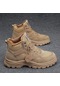 Haki Kışlık Erkek Martin Boots Erkek Peluş Sıcak Kar Pamuklu Bot Haki