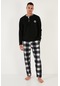 Buratti Erkek Pijama Takımı 60961001 Siyah-beyaz