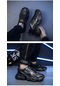 Ikkb Bahar Nefes Alabilen File Moda Günlük Erkek Sneaker 3599 Siyah