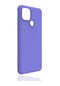 Noktaks - Oppo A15 Uyumlu - Kılıf Mat Soft Esnek Biye Silikon - Mor
