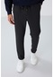 Tommy Life Antrasit Melanj Yüzeyi Dokulu Standart Fit Erkek Eşofman Alt - 82154 Antrasit - Melanj